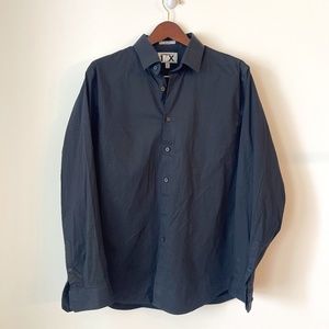 Express XL Black button down dress shirt